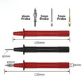 Multimeter-Com Patible Test Probes with 4mm Banana Connectors and 1mm 2mm Tips