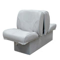 Boat Back to Back Lounge Seat B2B-DELX-8-GGR R - 8 Inch Gray