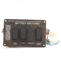 Rinker Boat Battery Switch Panel 2070123 - 320EX 6 1/4 X 4 Inch