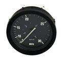 Beede Boat Speedometer Gauge 175640 - Black 3 1/4