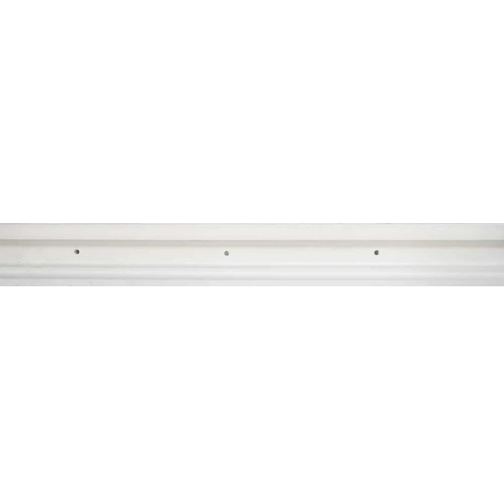 Taco Metals Boat Rub Rail V21-9667 - 2 1/2 X 1 3/8 Rigid White (8 FT)