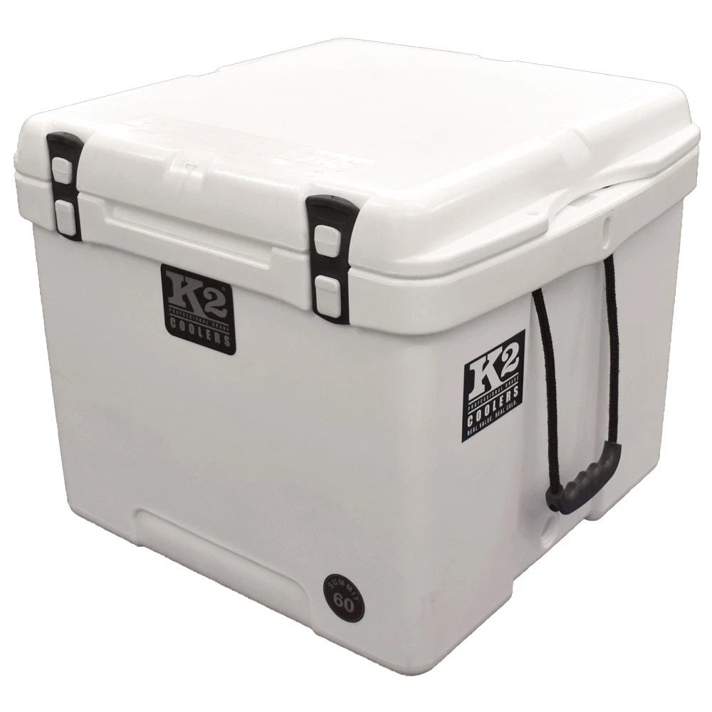 K2 Boat Summit Cooler S60W - 60 Quart White Insulated