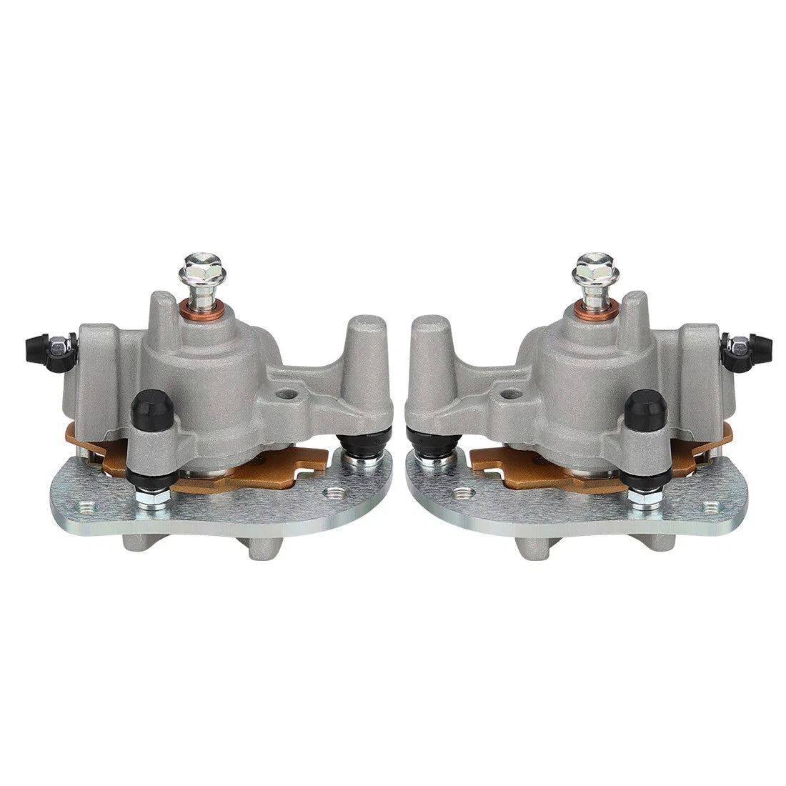 Rear Left Right Brake Caliper & Pads for Yamaha Grizzly 700 YFM700F/P 2007-2018