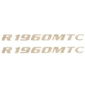 Lowe Boat Brand Decal 014453 - R 1960 MTC Ivory 14 Inch (pair)