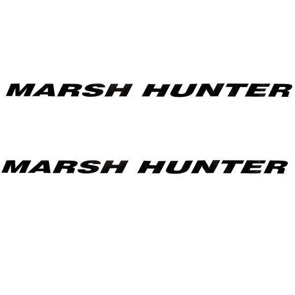 Tracker Boat Decal 147929 - Marsh Hunter Black Stickers (pair)