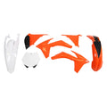 Rtech Plastics Kit for KTM SXF 350 2011-2012 Orange/White