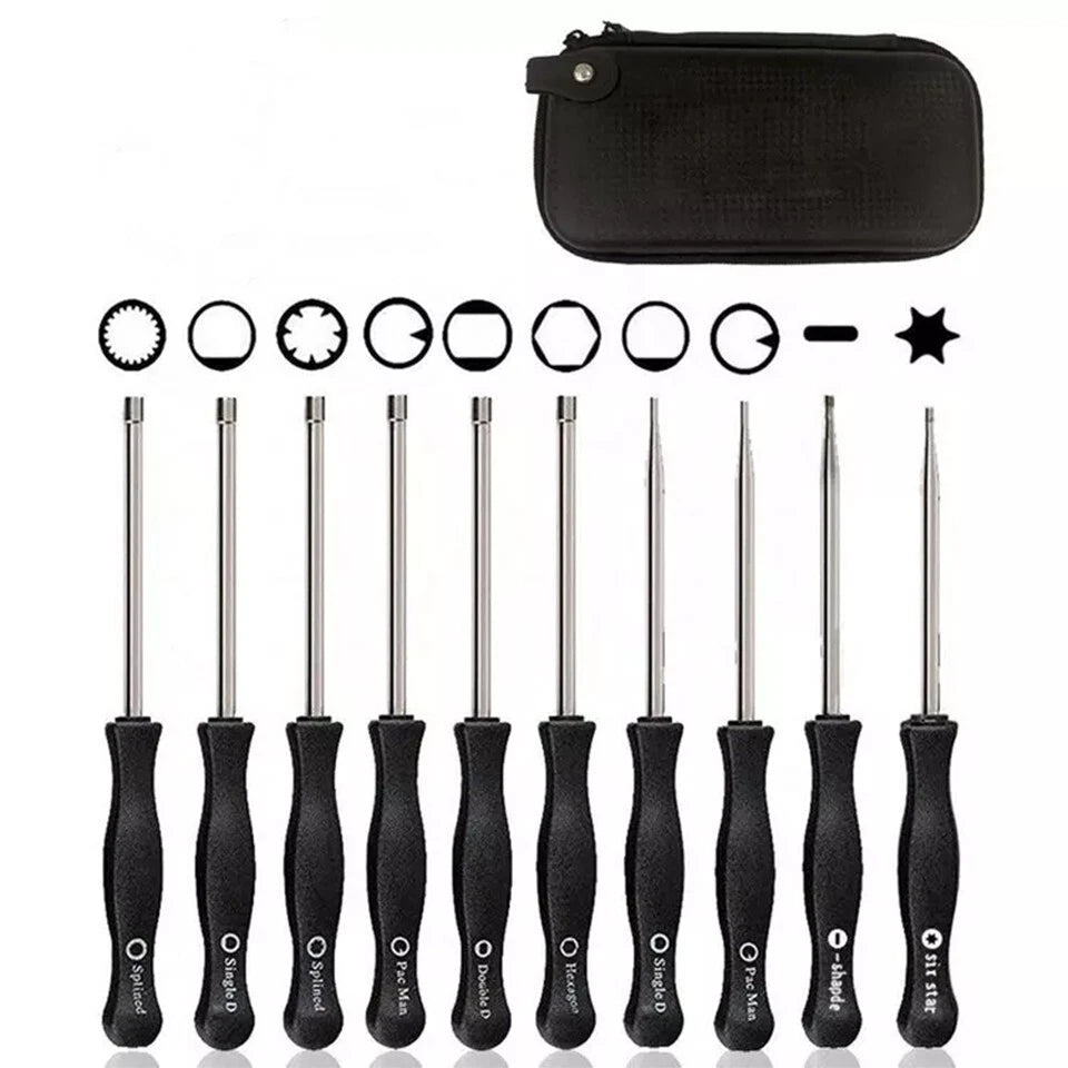 10 Pcs Carbu Adjustment Tool Kit for Common 2 Cycle Small Engine