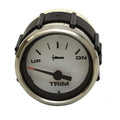 Faria Boat Mercury Trim Gauge GP7999A - 2 Inch Silver White