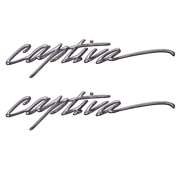 Rinker Boat Decal Set - Captiva Gray White 19 3/4 X 4 1/4 Inch