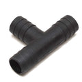 Carver Boat Tee Fitting 7419920 - 3/4 Inch Barbed Black Plastic