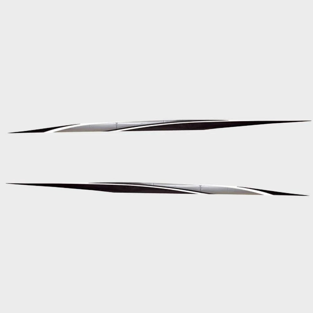 Larson Boat Hull Decals 05731964 - 180 Sport Deck Silver (set of 2)