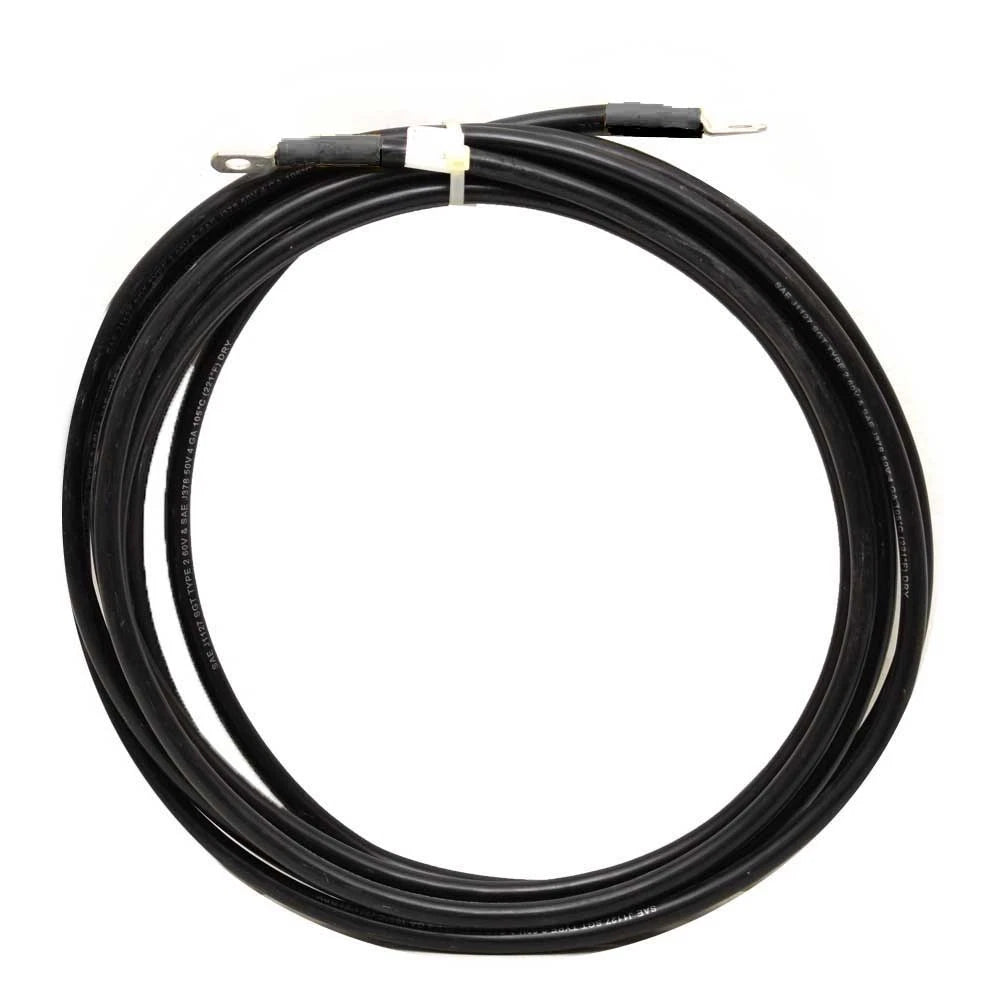 Boat Battery Cable - 3 1/2 Ft Black 4 AWG Marine Wire
