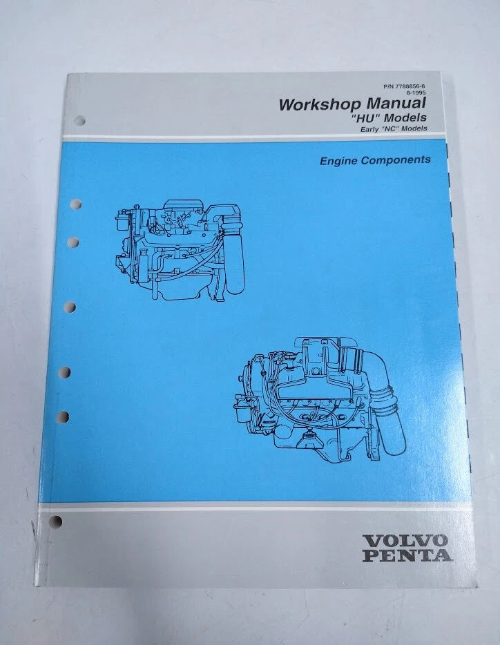 Volvo Penta 7788856, "HU" Models, Engine Components Workshop Manual
