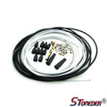 STONEDER 5 Metres Motorcycle DIY Throttle Cable Kit Nipples Ferrules