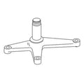 Bellcrank Fits John Deere 302 401B 301A 2440 2640 AR91811
