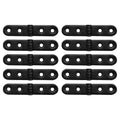 Rounded Corner Hinge Rounded Corners 180-degree Rotation Pre-drilled Holes