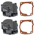 Carburetor Float Bowl Chamber for Johnson Evinrude 343870 0433000 766418 2pack