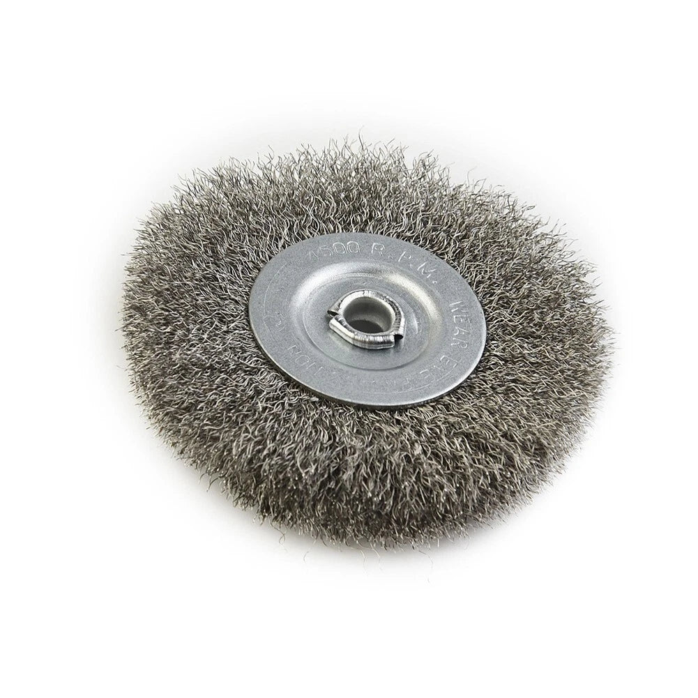 3Inch Arbor Stainless Wire Wheel Brush for Grinder Abrasive Fitting Tools