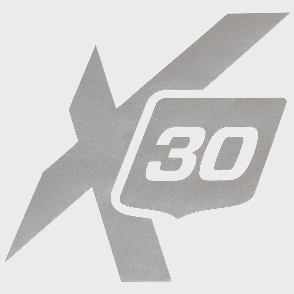 MasterCraft Boat Model Decal 755437 - X30 Metallic Silver Sticker