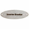 Malibu Boat Label Tag Plate 5821701 - Inverter Breaker SS