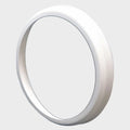 Livorsi Boat Gauge Bezel - 3 1/8 Inch ID White Plastic