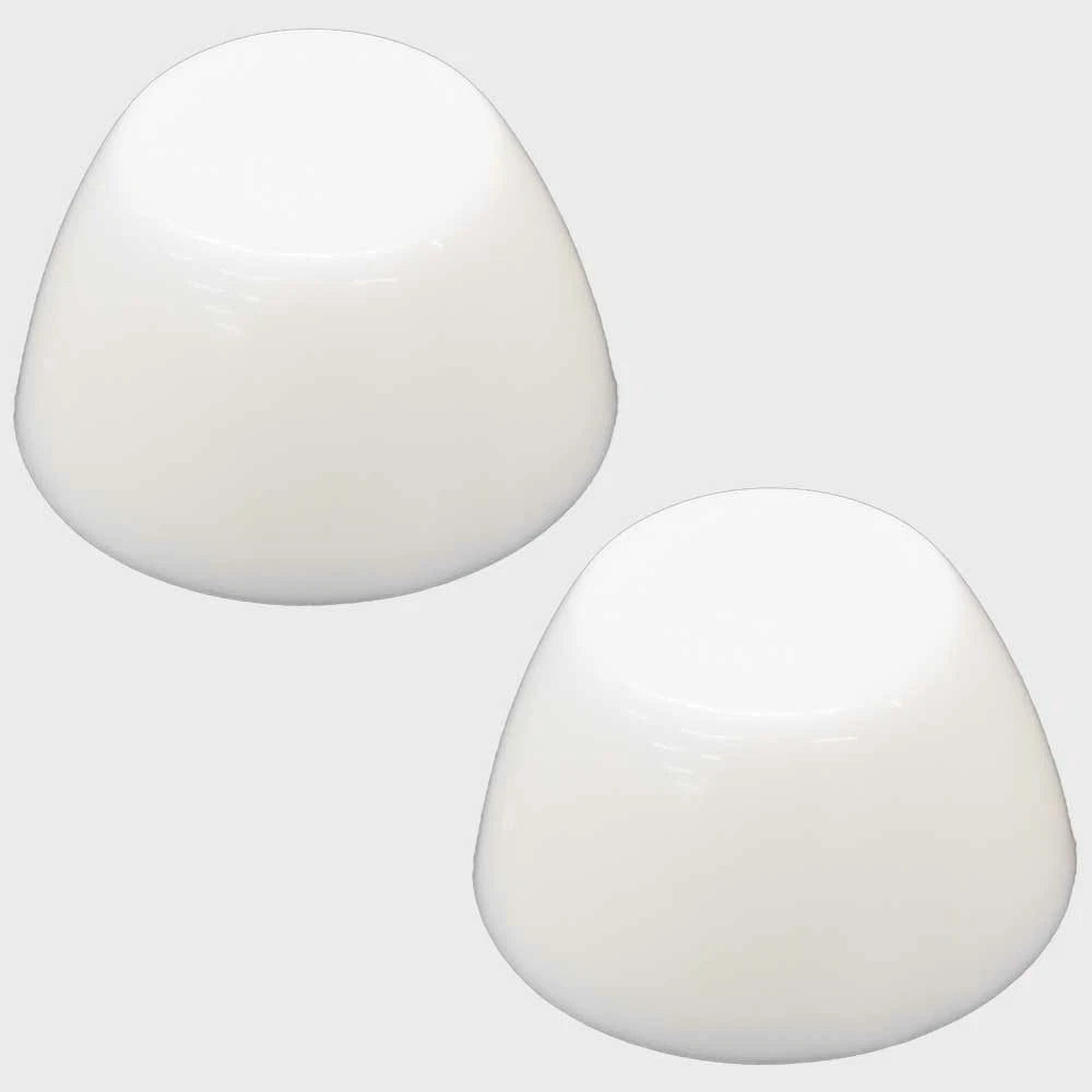 Larson Boat Bolt Caps 201050 - 1 3/8 Inch White Plastic (pair)