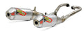PRO CIRCUIT T-6 Stainless Steel Dual Exhaust System for Honda CRF250R & RX