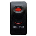 Carling Boat Rocker Switch Cover Plate - Black BLOWER Actuator