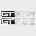 Glastron Boat GT 205 Decals 0572926 - 7 1/2 X 1 1/4 Inch (pair)