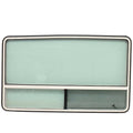 Parker Boat Sliding Cabin Window - 54 X 32 1/2 Inch Aluminum