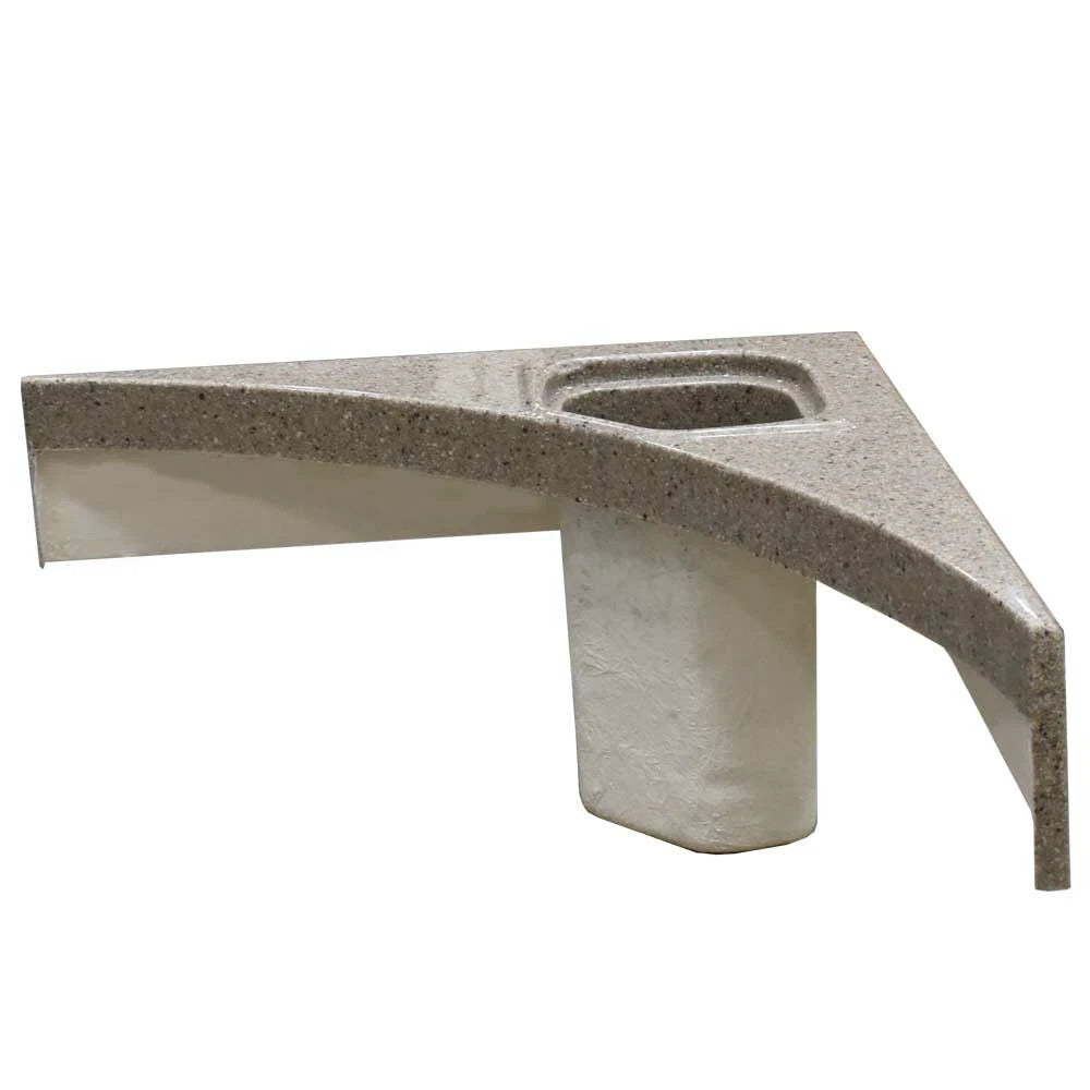 Misty Harbor Pontoon Boat Triangle Sink Countertop 3968HKS - Faux Granite