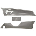 Crownline Boat Arch Foot Decal 22066 - Portside Silver (set of 3)