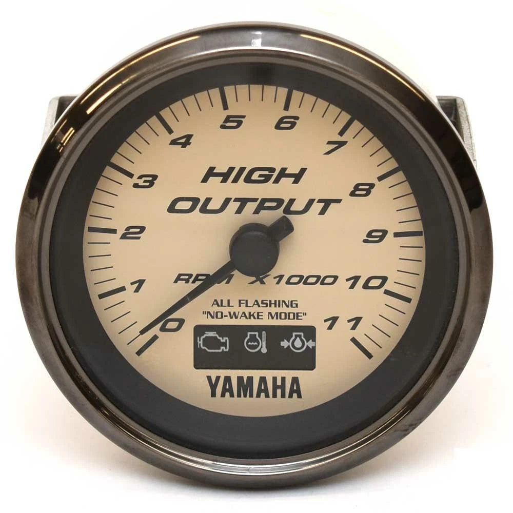 Yamaha Jet Boat Tachometer Gauge 947302 - Beede with Systems Check 3 1/4 Inch