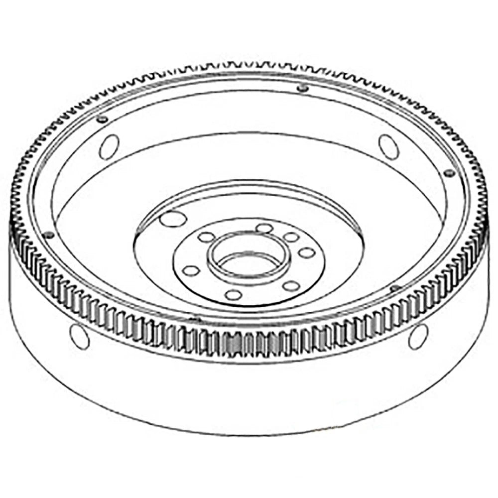 396420R91 Flywheel with 133 Teeth Ring Fits Case-IH Tractor Models 656 666 686