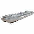 Pontoon Boat Tube Float Logs - with Lift Strakes 22 FT X 25 Inch (pair)