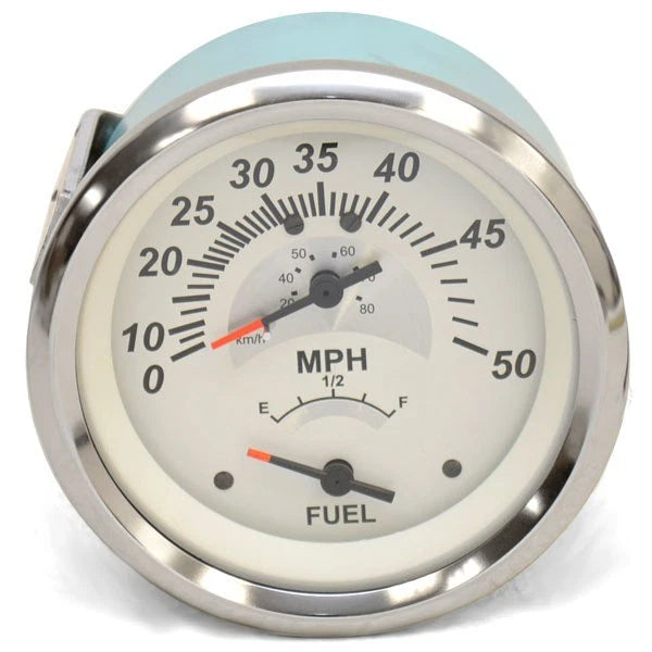 Teleflex Boat Multi-function Gauge 69214F - 3 1/4 Inch Silver White