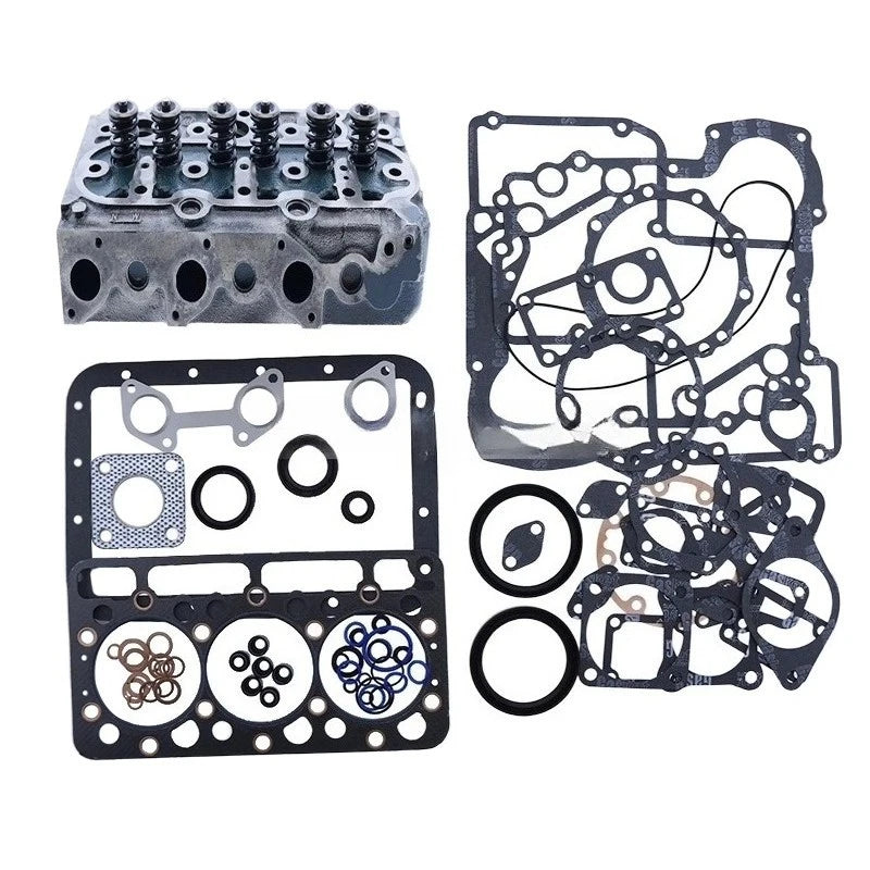 D850 Cylinder Head with Valves & Full Gasket Kit for Kubota B1-14 B1-15 B1550E