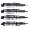 4X Fuel Injector 0445120236 for Komatsu Engine 4D107 S6D107 WA320-6