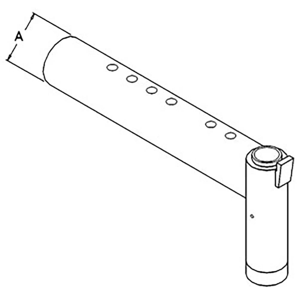 370689R21 Knee with Bushings Fits Case-IH Tractor Models 1026 1206 +