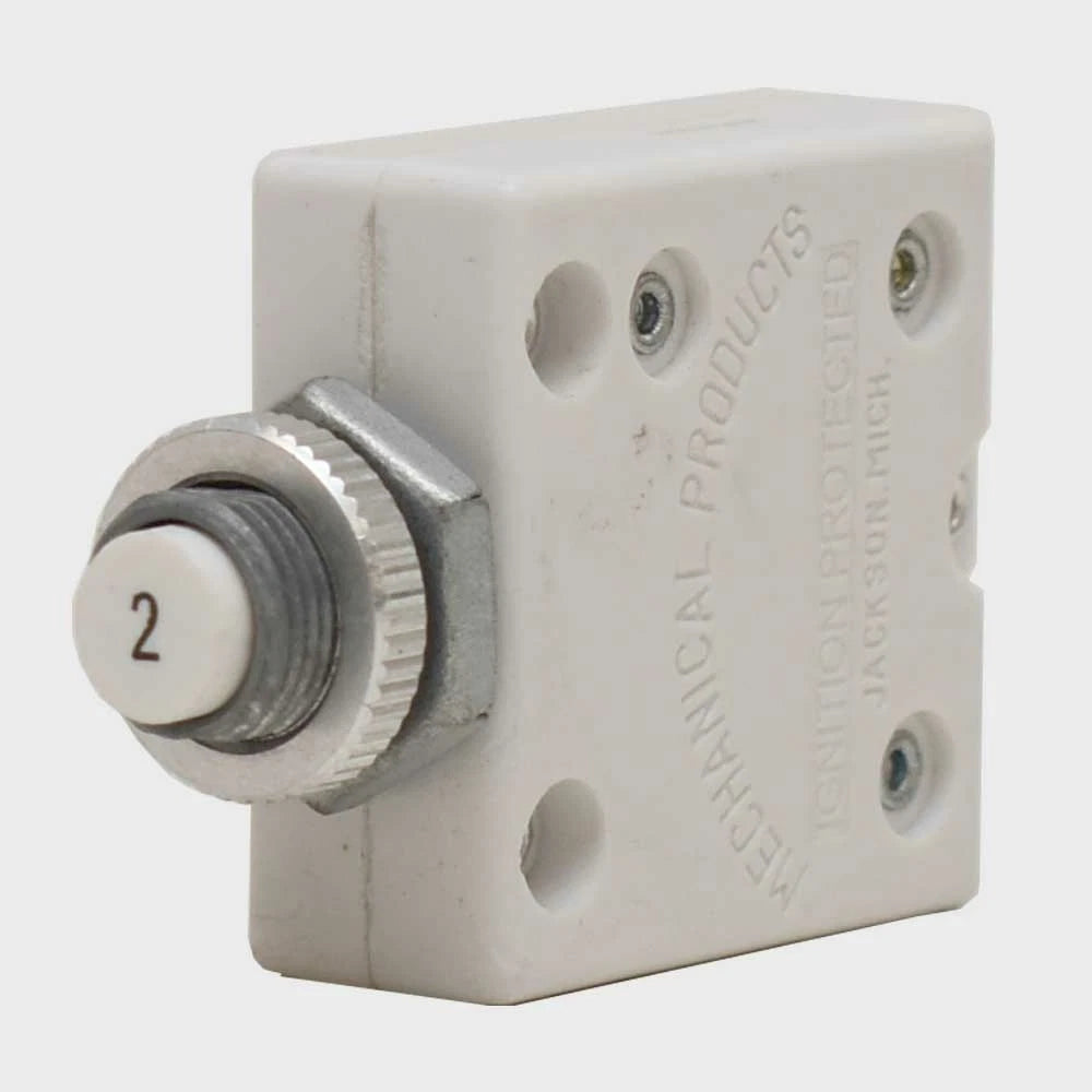 Mechanical Products Boat Circuit Breaker 1601-065-200 - 2A 250VAC
