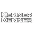 Tracker Boat Vinyl Decal Kenner 129921 - 19 1/4 Inch Black (pair)