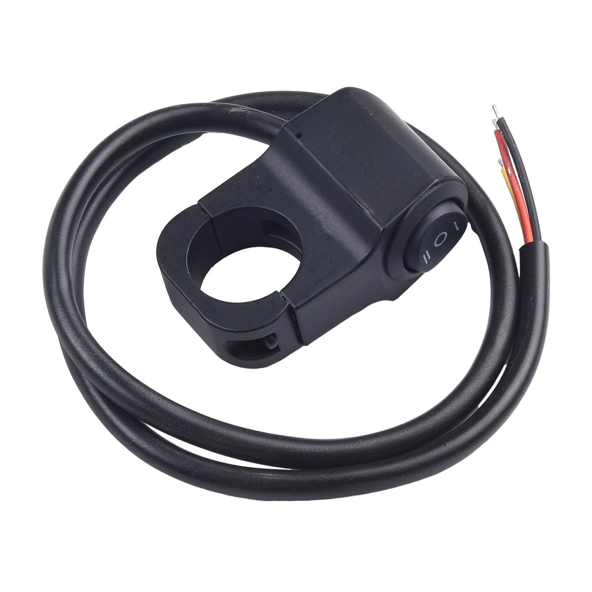 12V Motorcycle Headlight Switch with Aluminum Alloy Shell for Handlebar