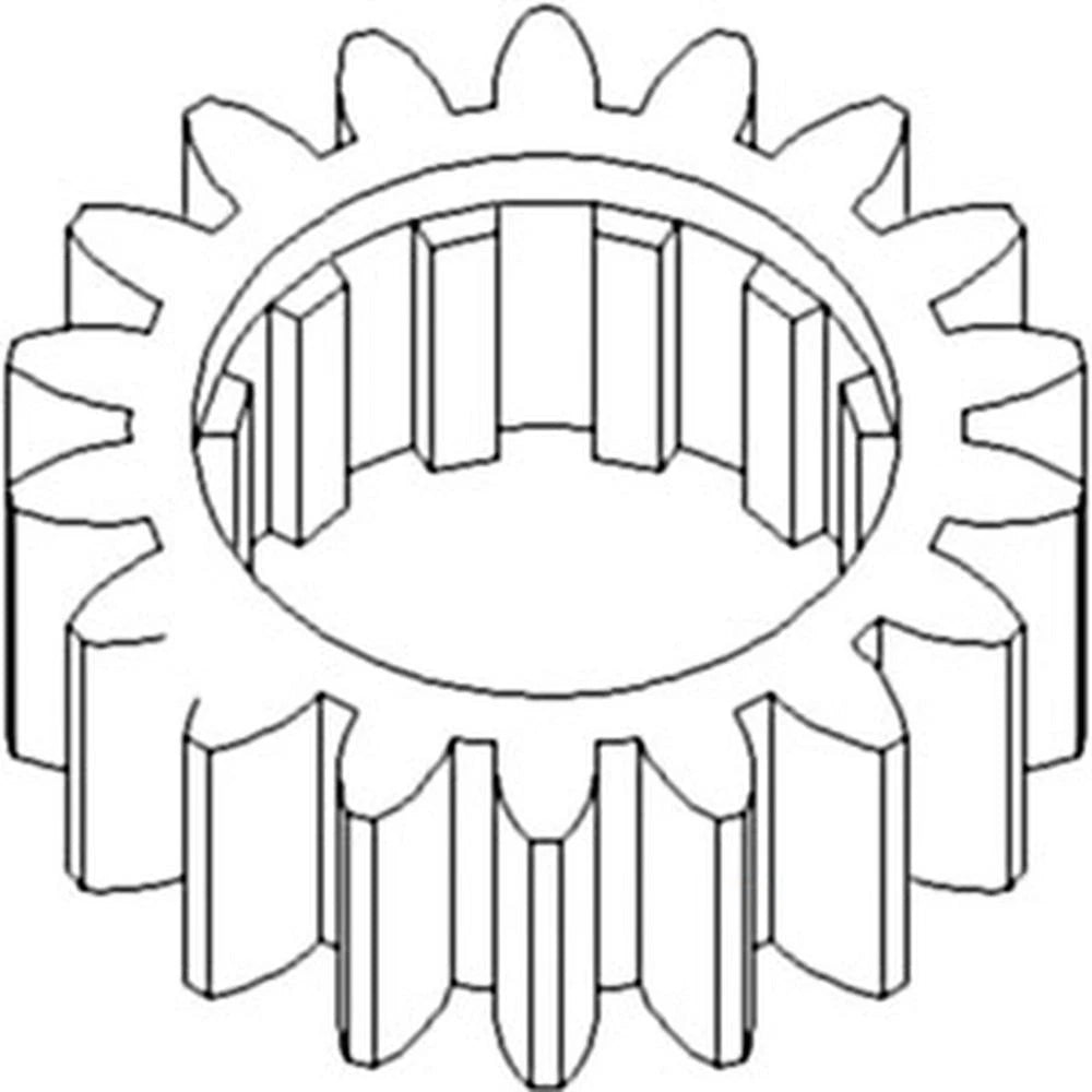 70246545V Tractor Reverse Countershaft Gear Fits Allis Chalmers 180 185 190 200