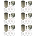 RE64509 Six Piston Liner Kits Fits John Deere 2256 2258 2264 2266 330LC 3554