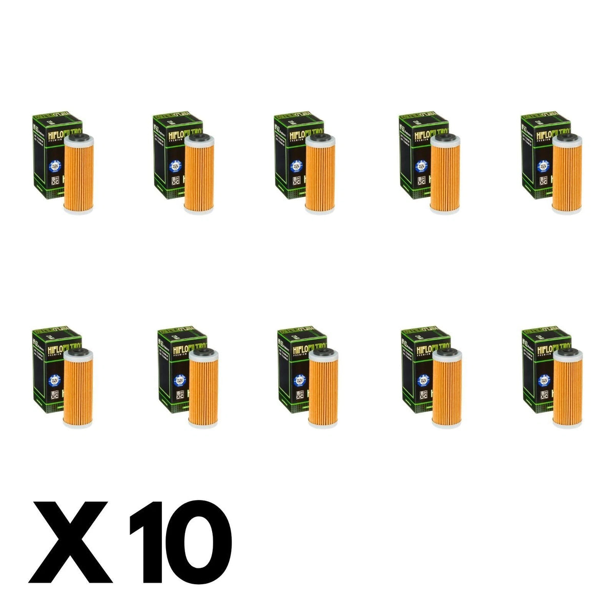 10 Pack Hiflo Oil Filter for KTM 350 FREERIDE 2013-2017