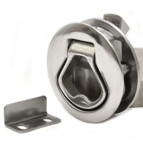 Crest Pontoon Boat Hatch Latch - 2 Inch Stainless