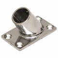 Boat Handrail Base Fitting - 1 Inch 60 Degree Angle Rectangle