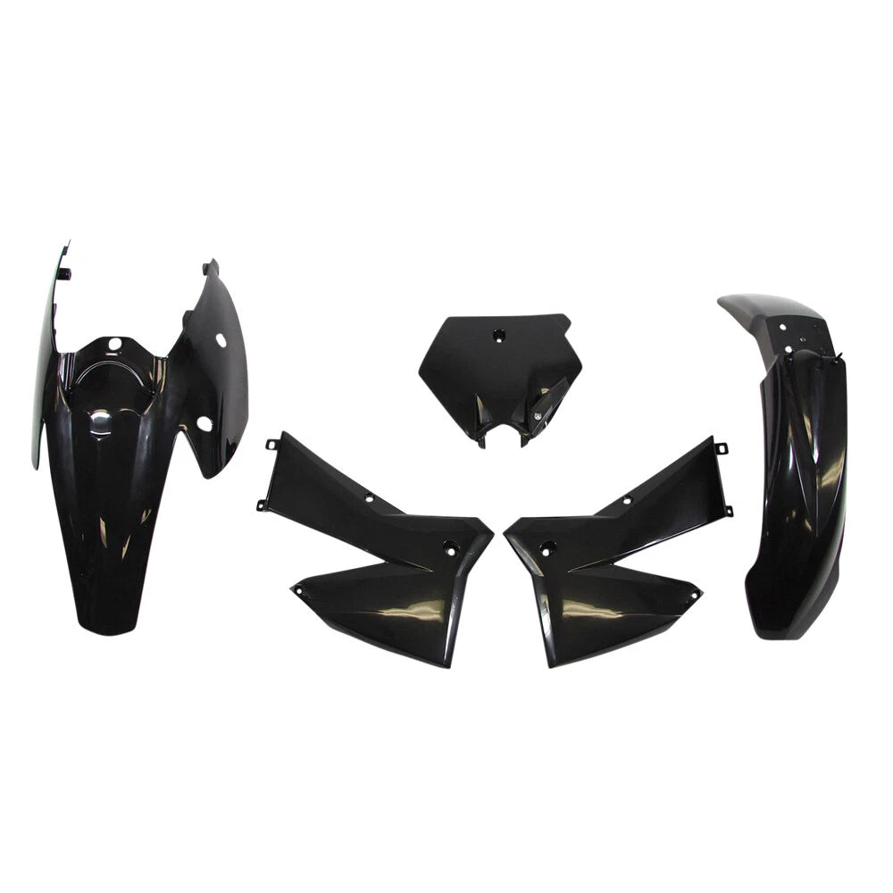 Rtech Plastics Kit for KTM SX 250 2005-2006 Black
