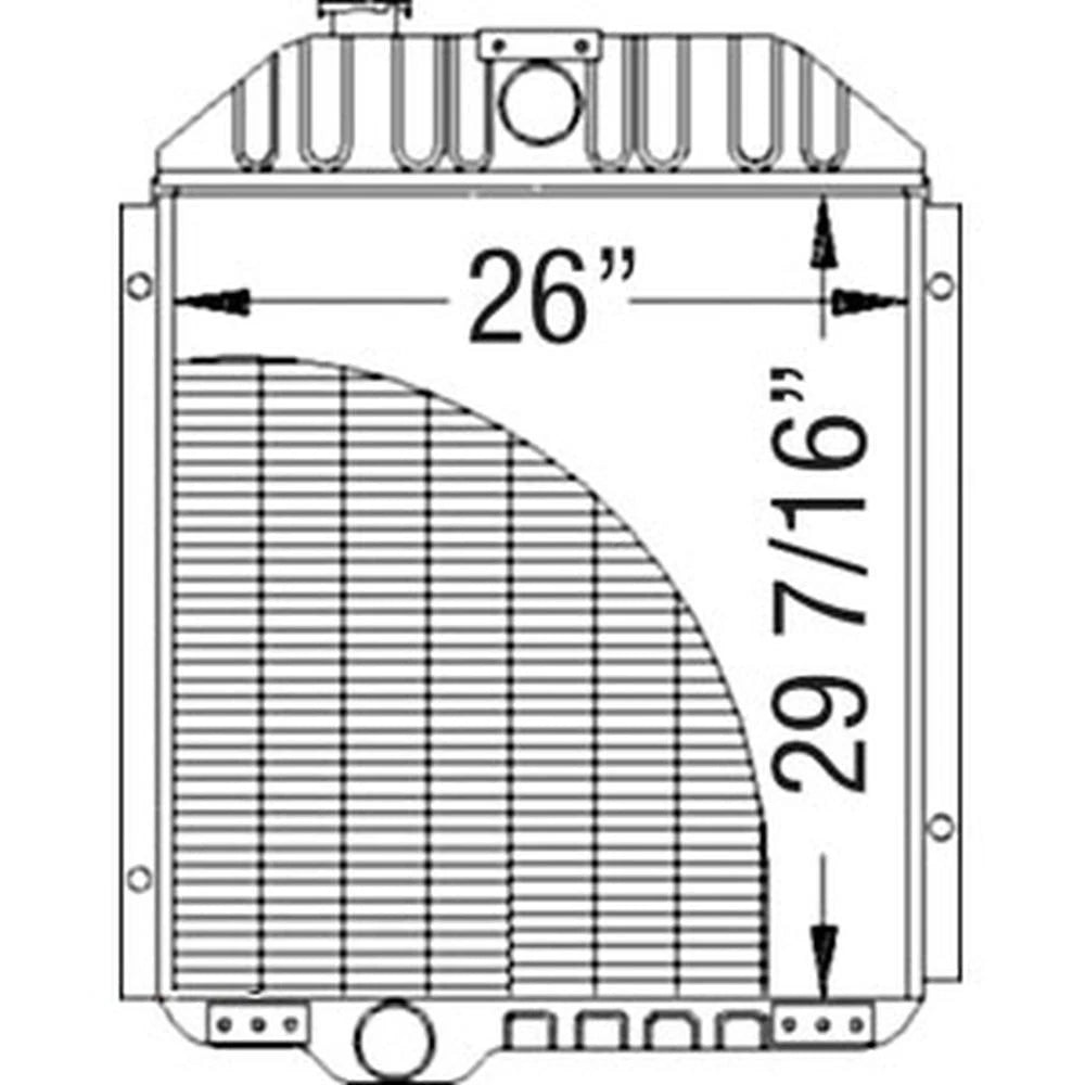 Radiator Fits John Deere 9960 9940 9950 AN190887