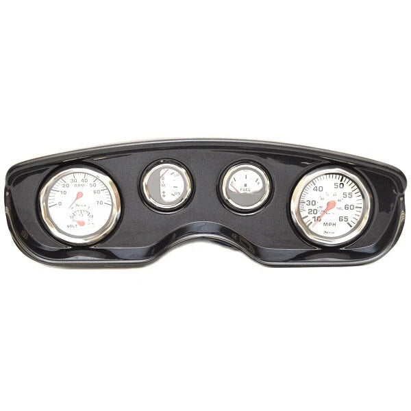 Lund Boat Gauge Panel 2114304 - 18 3/8 X 5 7/8 Inch Spun Silver Series